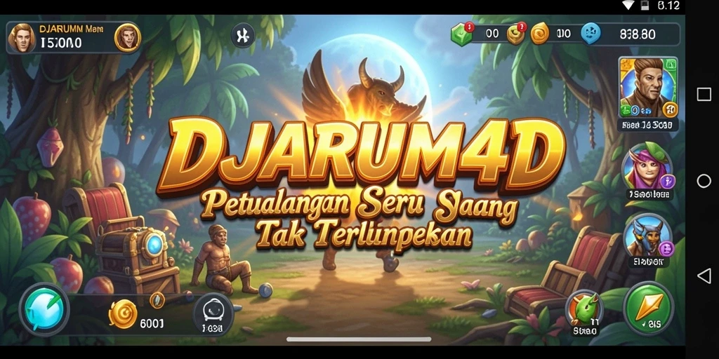 Screenshot gameplay DJARUM4D menampilkan petualangan seru penuh tantangan.