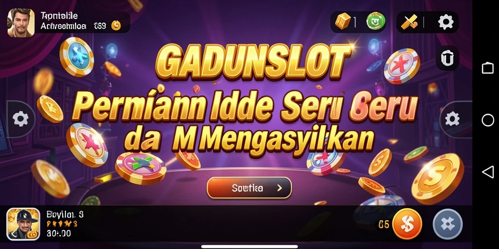 Tampilan gameplay seru di GADUNSLOT dengan slot yang beragam.