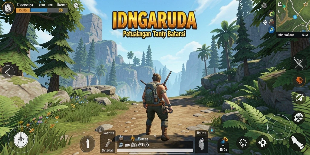 Gameplay Open World menakjubkan dalam IDNGARUDA yang mengajak eksplorasi mendalam.