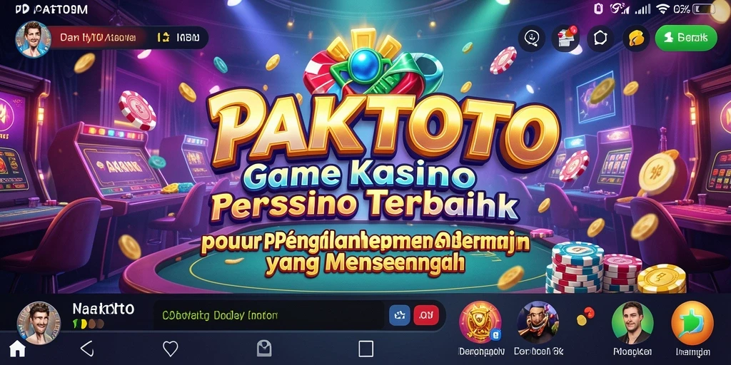 Tampilan menarik dari gameplay PAKTOTO yang penuh aksi kasino.